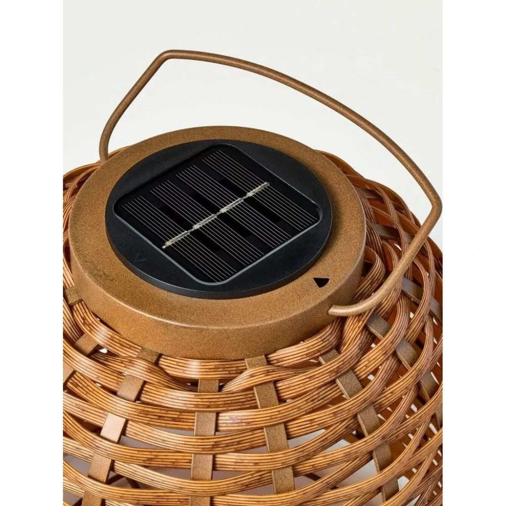 Woven Solar Lantern Small - Hearth & Hand Magnolia, Target